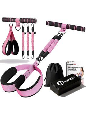 Adjustable Multi-Functional Resistance Band with Handles for Full-Body Workouts